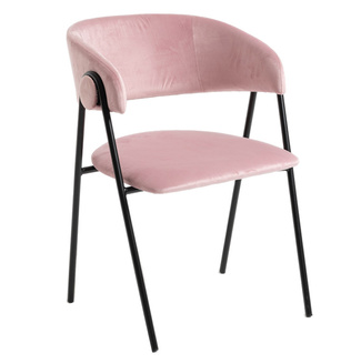 Silla Huldi Black de Terciopelo