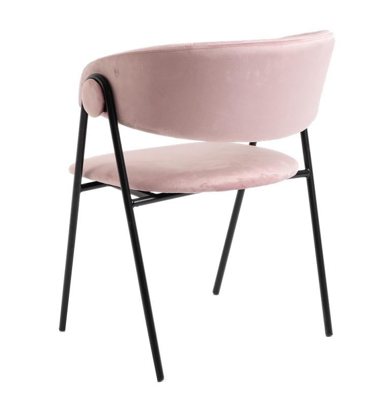 Silla Huldi Black de Terciopelo