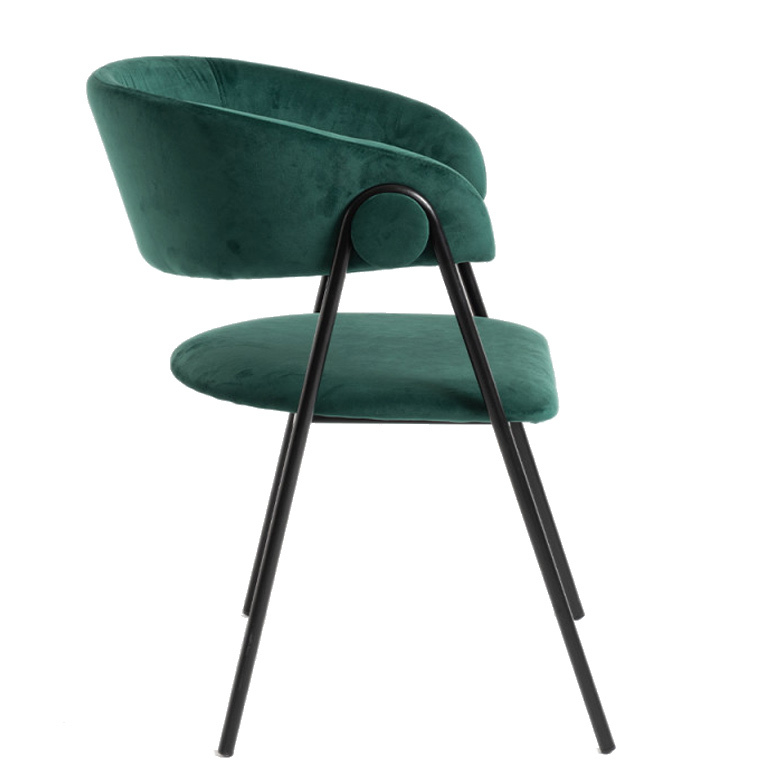 Silla Huldi Black de Terciopelo