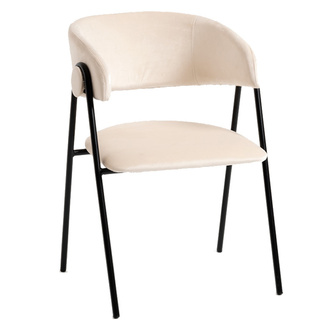 Silla Huldi Black de Terciopelo