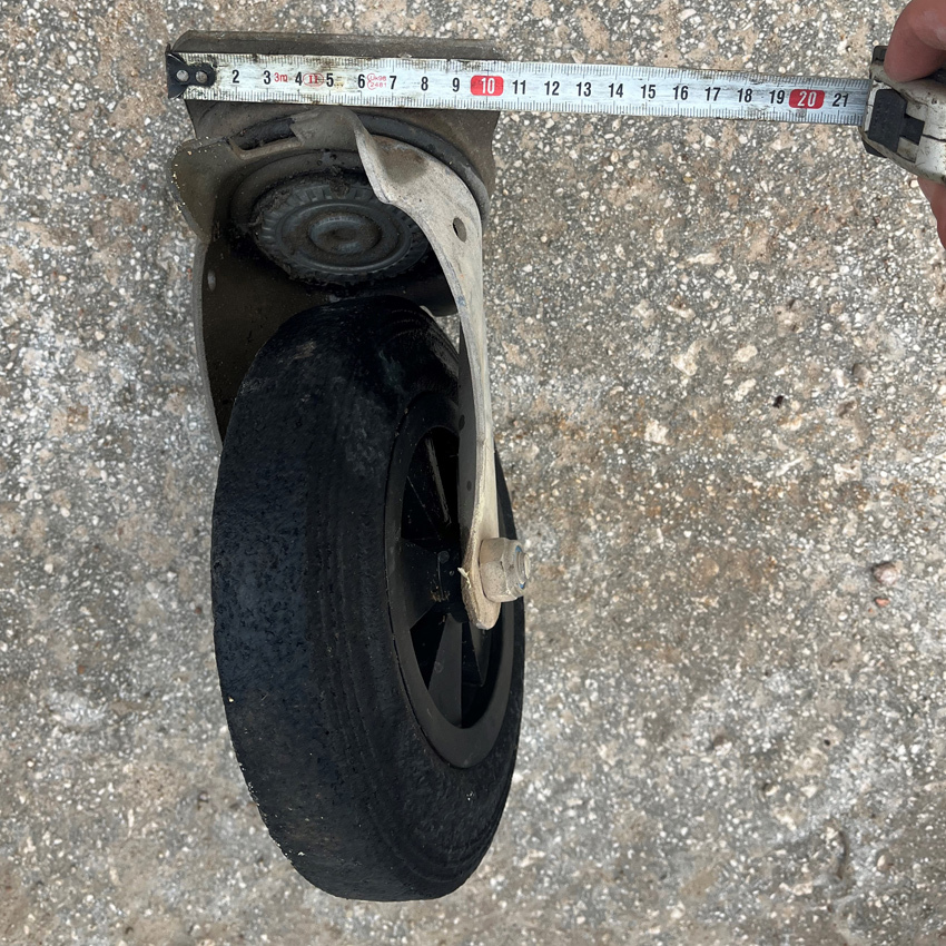 Lote de 20 Ruedas con Freno 18 cm 