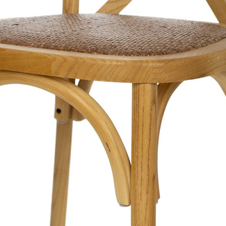 Silla Aspas de Madera 56 x 50 x 87 cm 