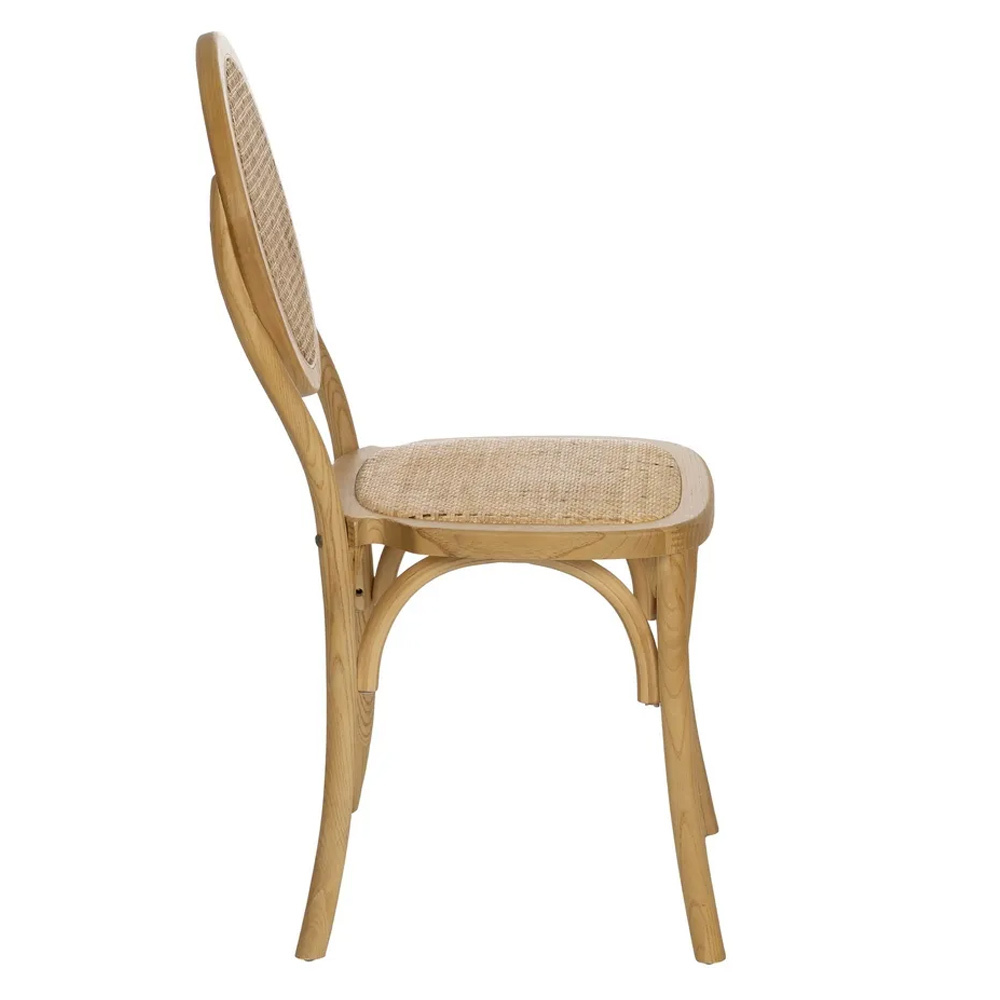 Silla de Madera Natural 57 x 45 x 92 cm 