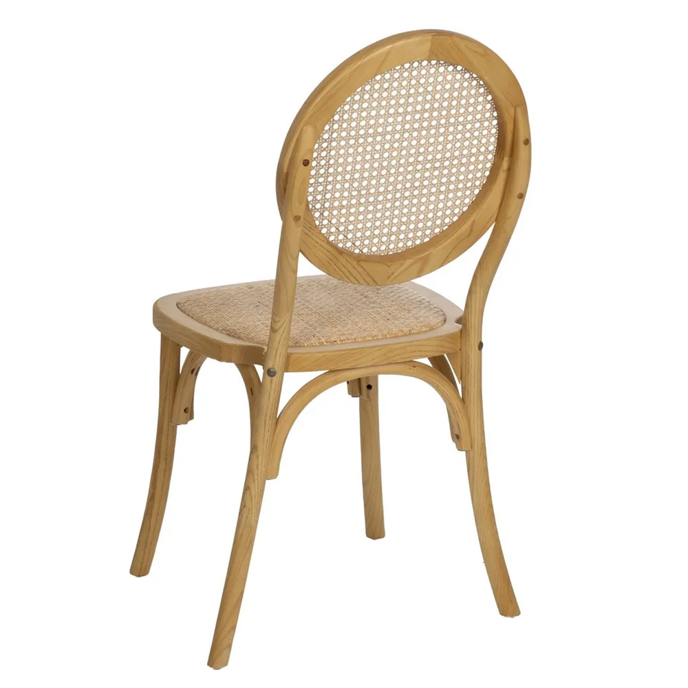 Silla de Madera Natural 57 x 45 x 92 cm 