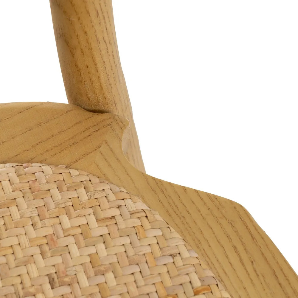 Silla de Madera Natural 57 x 45 x 92 cm 