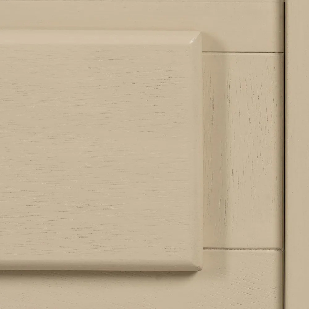 Consola de Madera DM Crema 2 Cajones 33 x 90 x 75 cm 