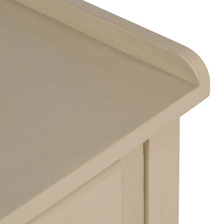 Mesita de Noche de Madera 3 Cajones 33 x 43 x 66 cm 