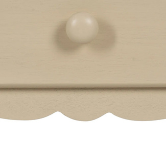 Mesita de Noche de Madera 3 Cajones 33 x 43 x 66 cm 