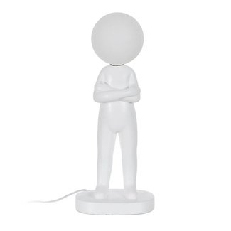 Lámpara Mesa Figura Blanca 14 x 18,5 x 45 cm 