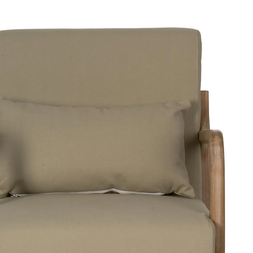 Mecedora de Madera de Caucho 88 x 66 x 80 cm 