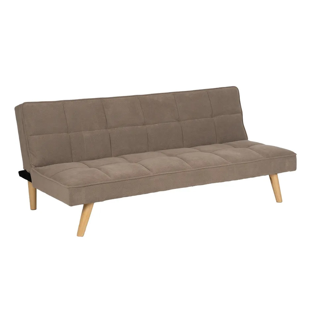 Sofá Cama Madera de Eucalipto y Poliéster 84 x 175 x 73 cm 