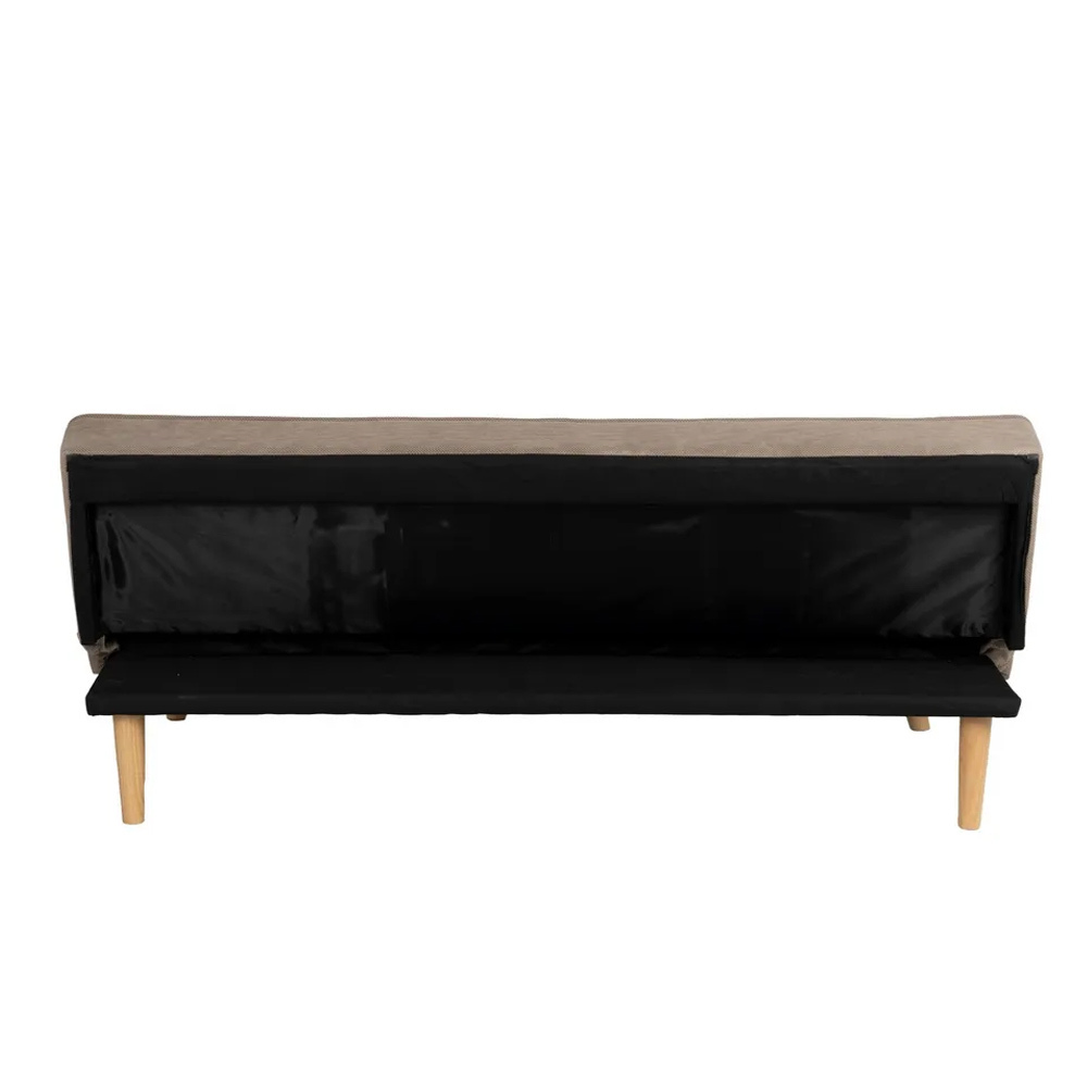 Sofá Cama Madera de Eucalipto y Poliéster 84 x 175 x 73 cm 