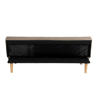 Sofá Cama Madera de Eucalipto y Poliéster 84 x 175 x 73 cm 