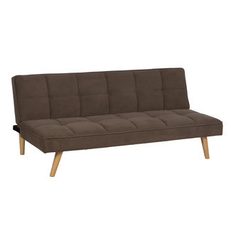 Sofá Cama Madera de Eucalipto y Poliéster 84 x 175 x 73 cm 