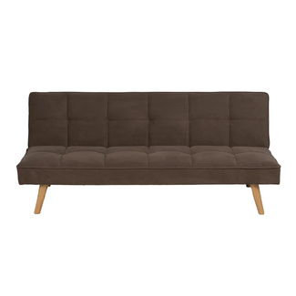 Sofá Cama Madera de Eucalipto y Poliéster 84 x 175 x 73 cm 