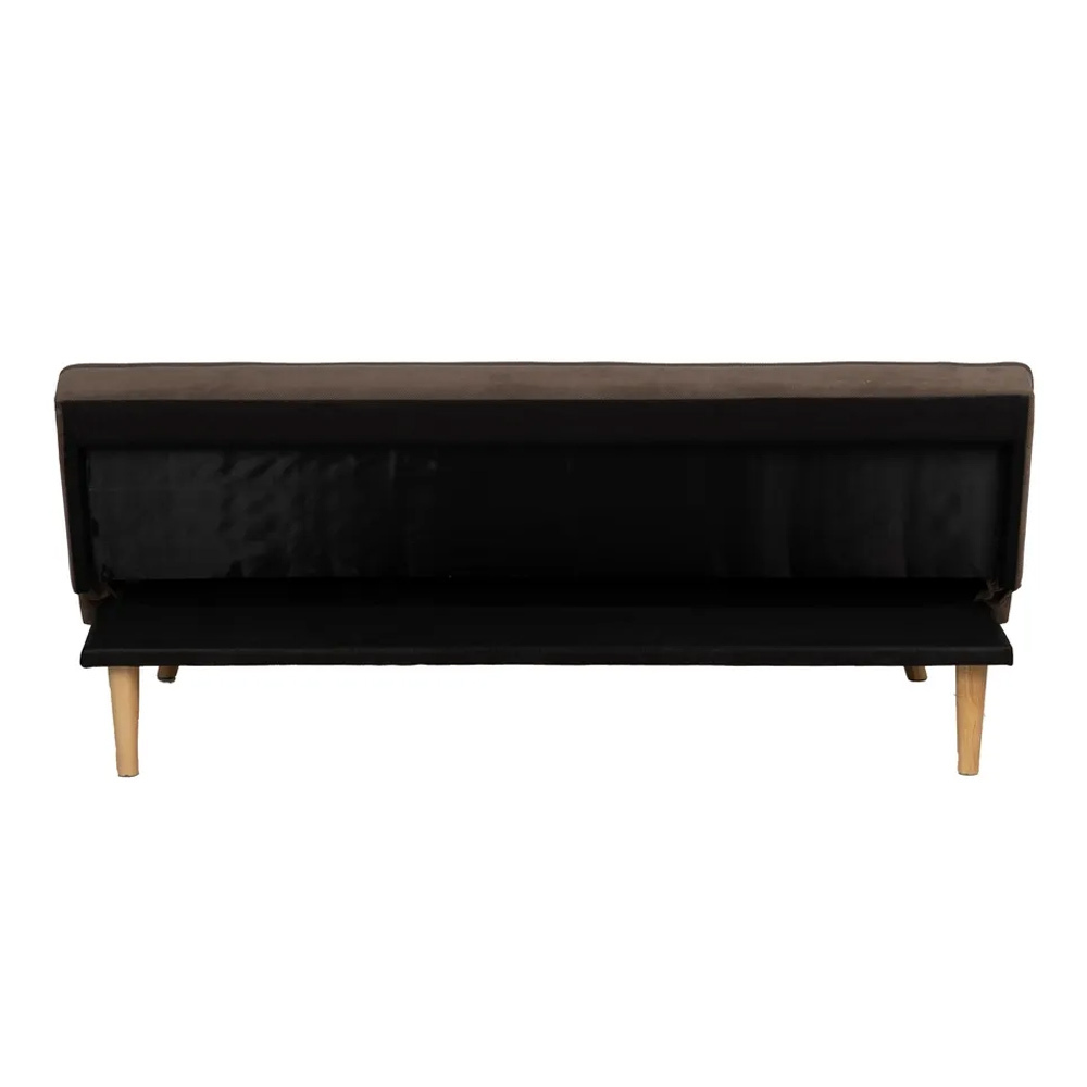 Sofá Cama Madera de Eucalipto y Poliéster 84 x 175 x 73 cm 