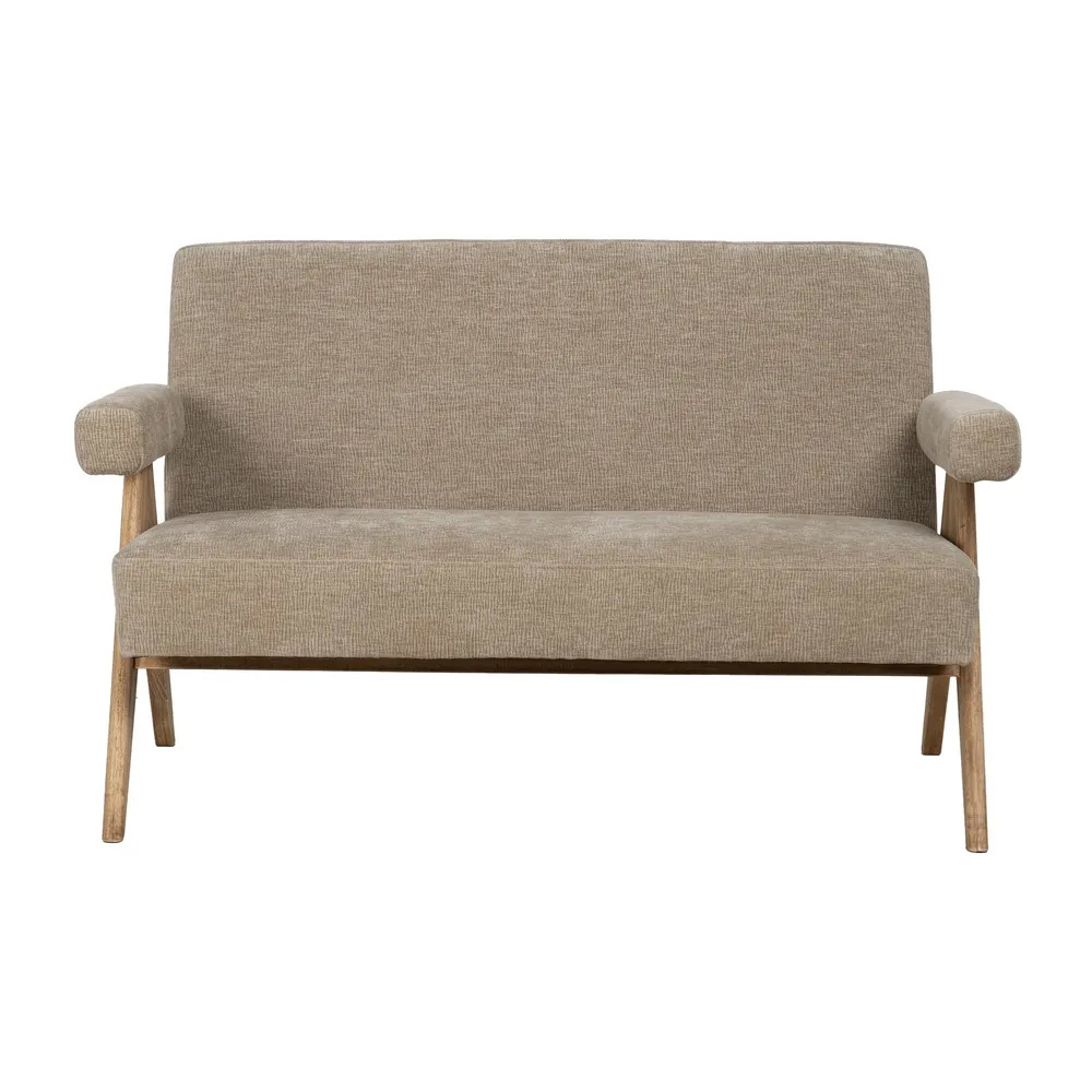 Sofá Madera Plywood y Tejido de Poliéster 76 x 134 x 85 cm 