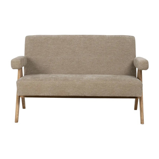 Sofá Madera Plywood y Tejido de Poliéster 76 x 134 x 85 cm 