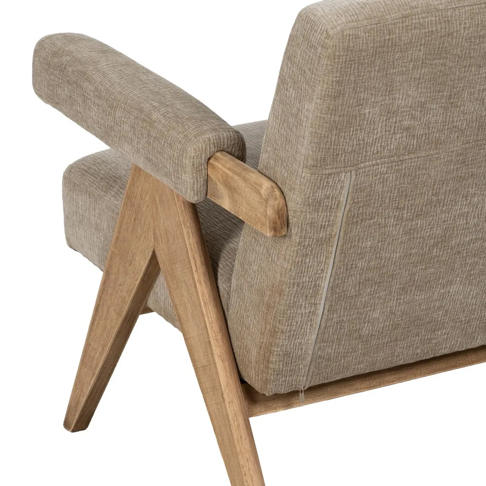 Sofá Madera Plywood y Tejido de Poliéster 76 x 134 x 85 cm 