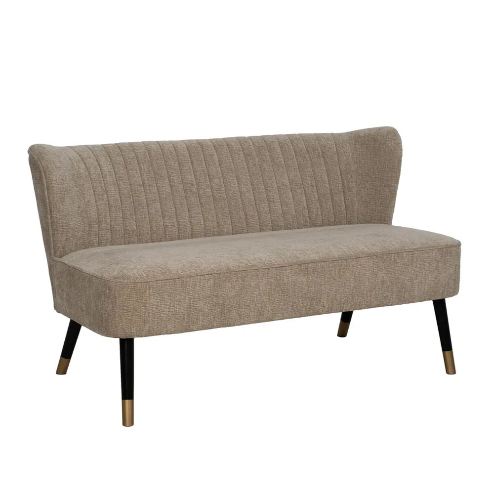Sofá Vintage de Madera y Poliéster 70 x 134 x 74 cm 