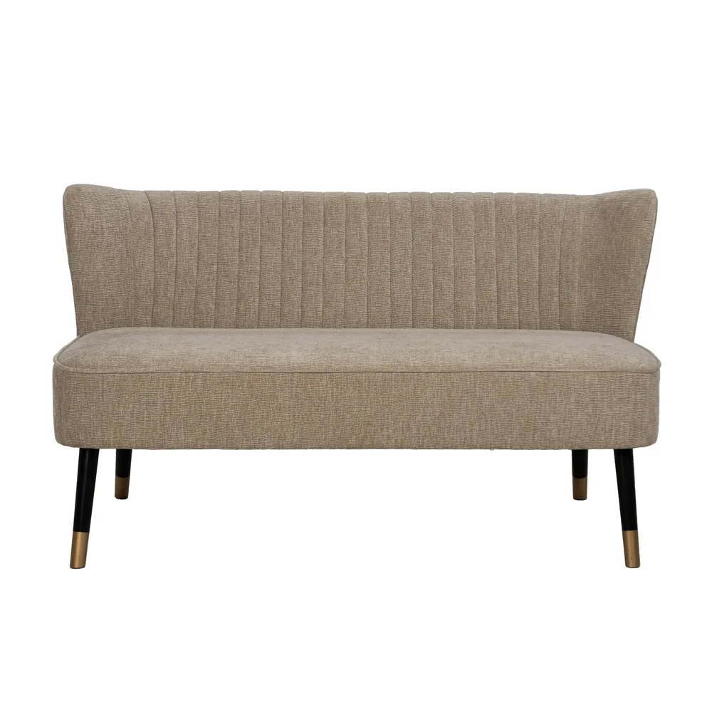 Sofá Vintage de Madera y Poliéster 70 x 134 x 74 cm 