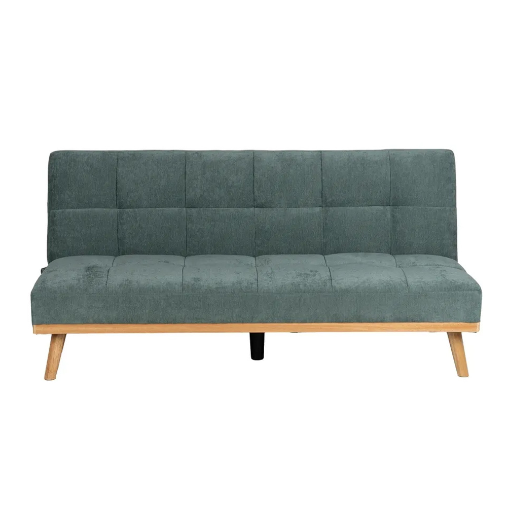 Sofá Cama de Madera y Chenilla 94 x 178 x 86 cm 