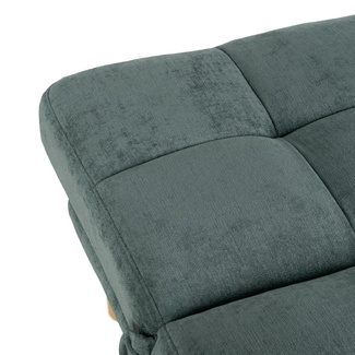 Sofá Cama de Madera y Chenilla 94 x 178 x 86 cm 