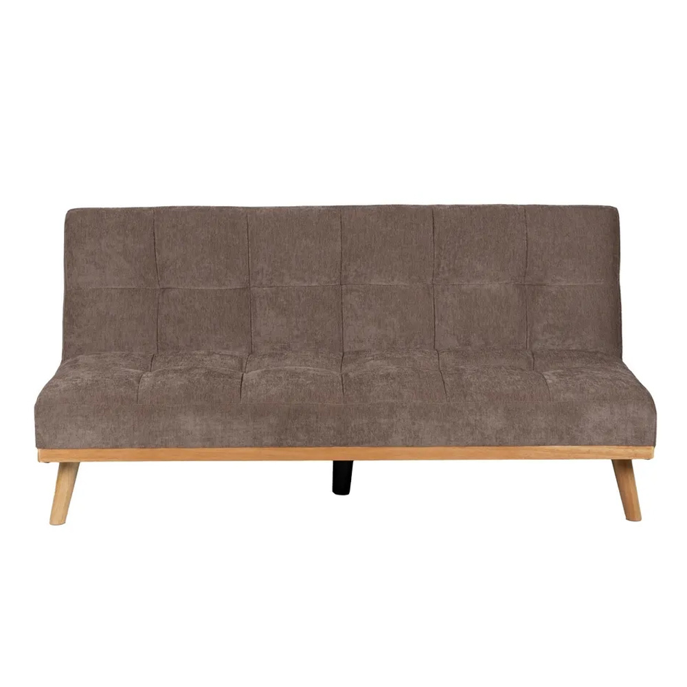 Sofá Cama de Madera y Chenilla 94 x 178 x 86 cm 