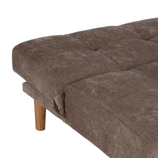 Sofá Cama de Madera y Chenilla 94 x 178 x 86 cm 