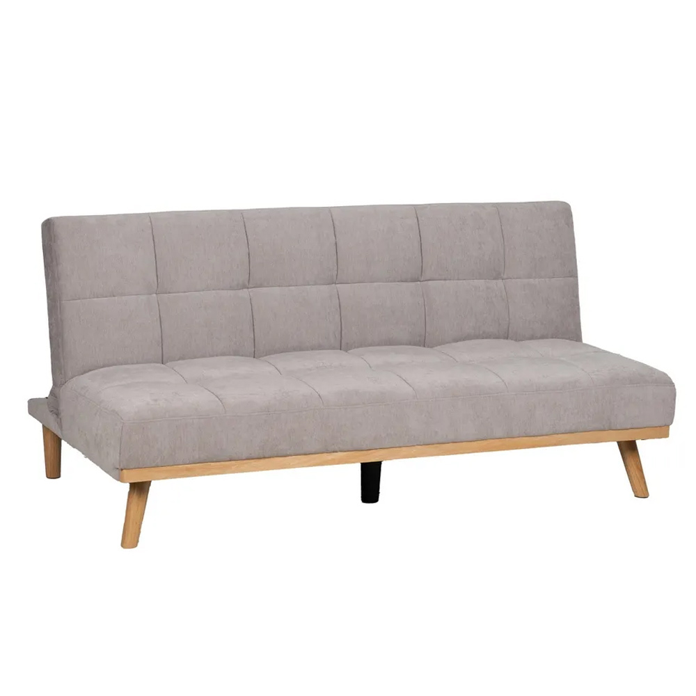 Sofá Cama de Madera y Chenilla 94 x 178 x 86 cm 