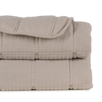 Colcha Dormitorio de Poliéster y Microfibra Beige 