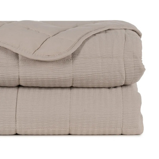 Colcha de Poliéster Beige 