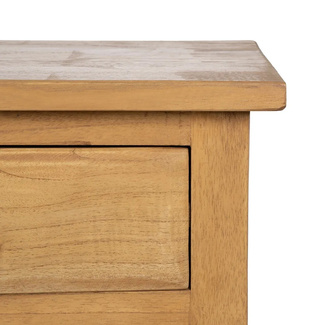 Consola de Madera de Mindi 6 Cajones 35 x 130 x 85 cm 