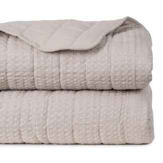 Colcha Dormitorio Poliéster Beige 