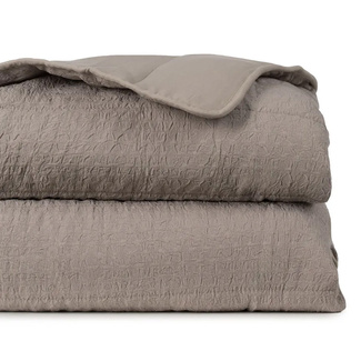 Colcha Tejido Poliéster Taupe 