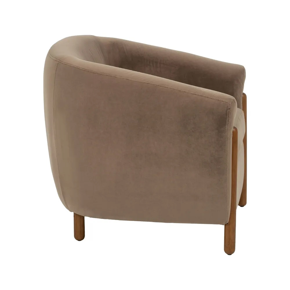 Sillón Vintage Madera de Caucho 77 x 82 x 74 cm 