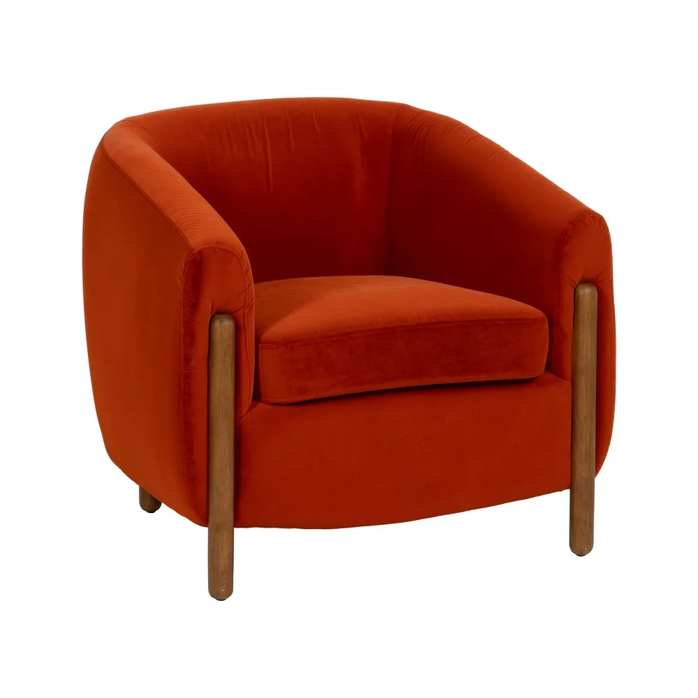 Sillón Vintage Madera de Caucho 77 x 82 x 74 cm 