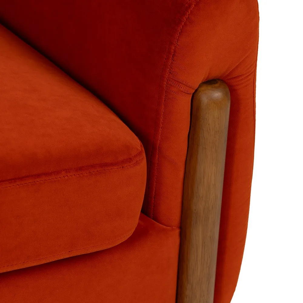 Sillón Vintage Madera de Caucho 77 x 82 x 74 cm 