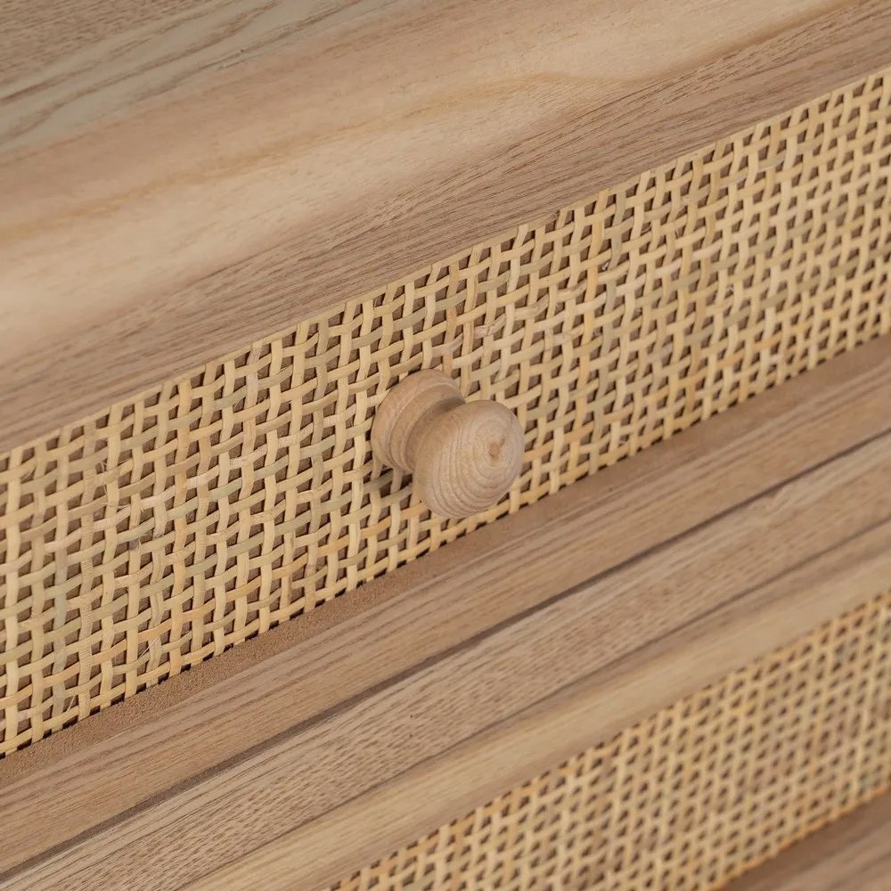 Sinfonier Samir de Madera Natural 4 Cajones 30 x 40 x 87 cm 