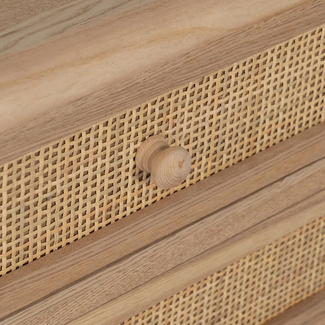 Sinfonier Samir de Madera Natural 4 Cajones 30 x 40 x 87 cm 