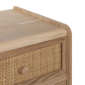 Sinfonier Samir de Madera Natural 4 Cajones 30 x 40 x 87 cm 