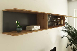 Conjunto de Salón Roble Albar y Gris París Ref.502
