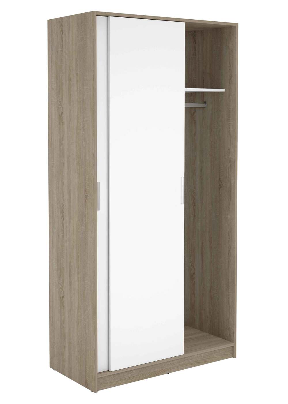 Armario 2 Puertas Correderas 50 x 100 x 200 cm Ref.511