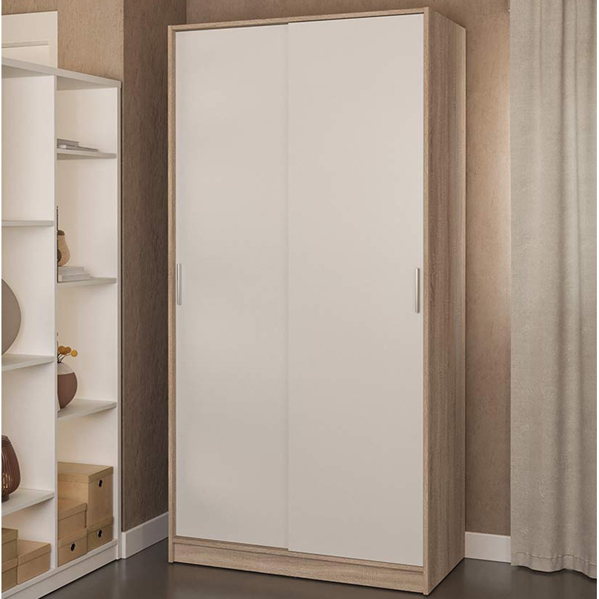 Armario 2 Puertas Correderas 50 x 100 x 200 cm Ref.511