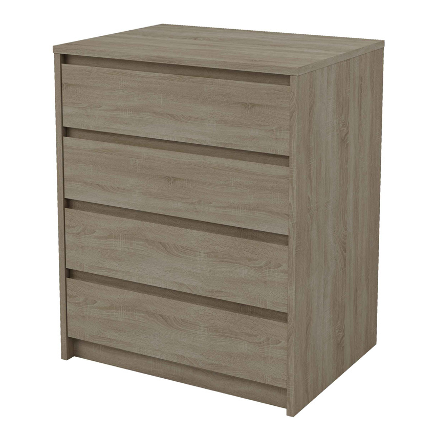 Cajonera 4 Cajones de Melamina 45 x 60 x 74 cm Ref.663