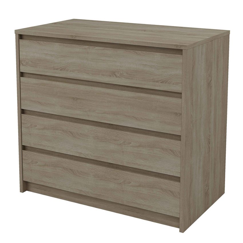 Cajonera 4 Cajones de Melamina 45 x 80 x 74 cm Ref.665