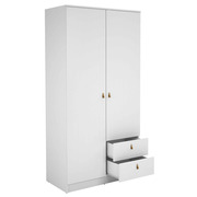 Armario 2 Puertas 2 Cajones Blanco Poro Ref.709