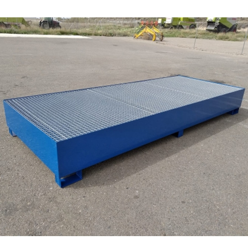 Cubeta Pintada con Rejilla para 3 GRG de 1000 litros Ref.3037-GRM