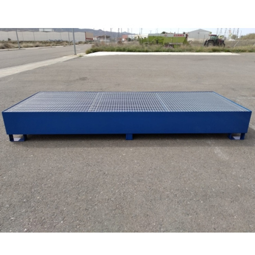 Cubeta Pintada con Rejilla para 3 GRG de 1000 litros Ref.3037-GRM