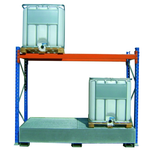 Estantería con Cubeta Colectora 4 Depósitos de 1000 litros Ref.14023